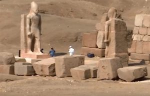 Read more about the article Egypt unveils colossi of ancient Egyptian King Ramses II