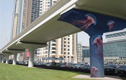 Read more about the article Beautiful street art murals to be painted on Dubai’s metro line