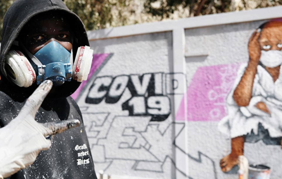 You are currently viewing Senegal’s graffiti artists join the fight against coronavirus