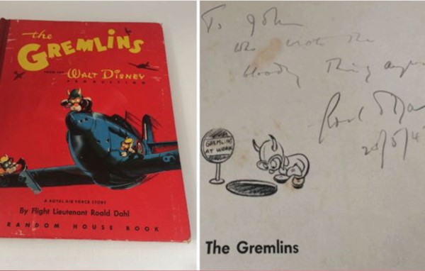 You are currently viewing First edition of Roald Dahl book Gremlins up for auction