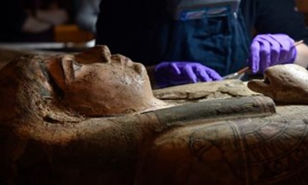 Read more about the article Scottish conservators discover Paintings inside the coffin of a 3,000-year-old Egyptian mummy