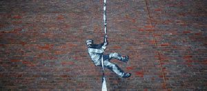 Read more about the article Possible new Banksy artwork appears overnight on side of British prison