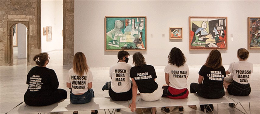 You are currently viewing Museum protesters denounce Picasso’s treatment of women