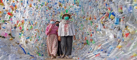 You are currently viewing Museum made from plastic bottles, bags highlights marine crisis