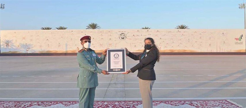You are currently viewing Large mural of Sheikh Zayed in Dubai enters Guinness World Records