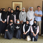 Al Owais Cultural Foundation Receives Student Delegation from Ahliya Private School