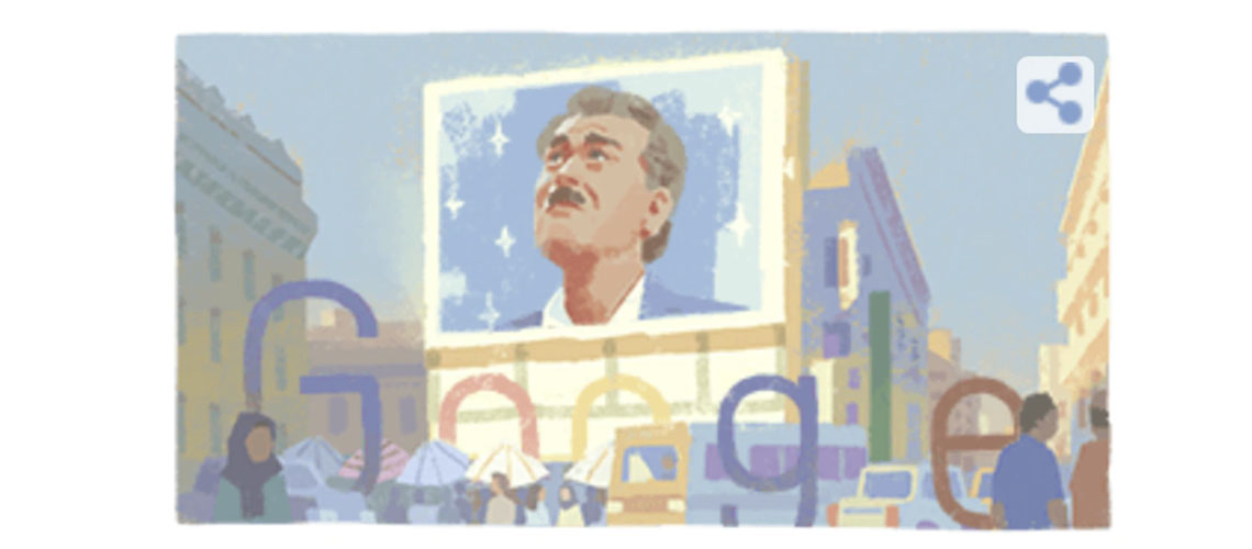 You are currently viewing Mahmoud Abdel Aziz: Google Doodle celebrates Egyptian star