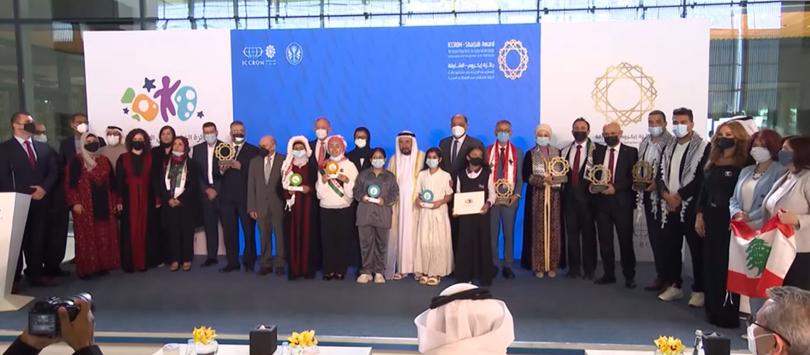 You are currently viewing Sharjah Ruler attends honouring ceremony of ICCROM Award winners
