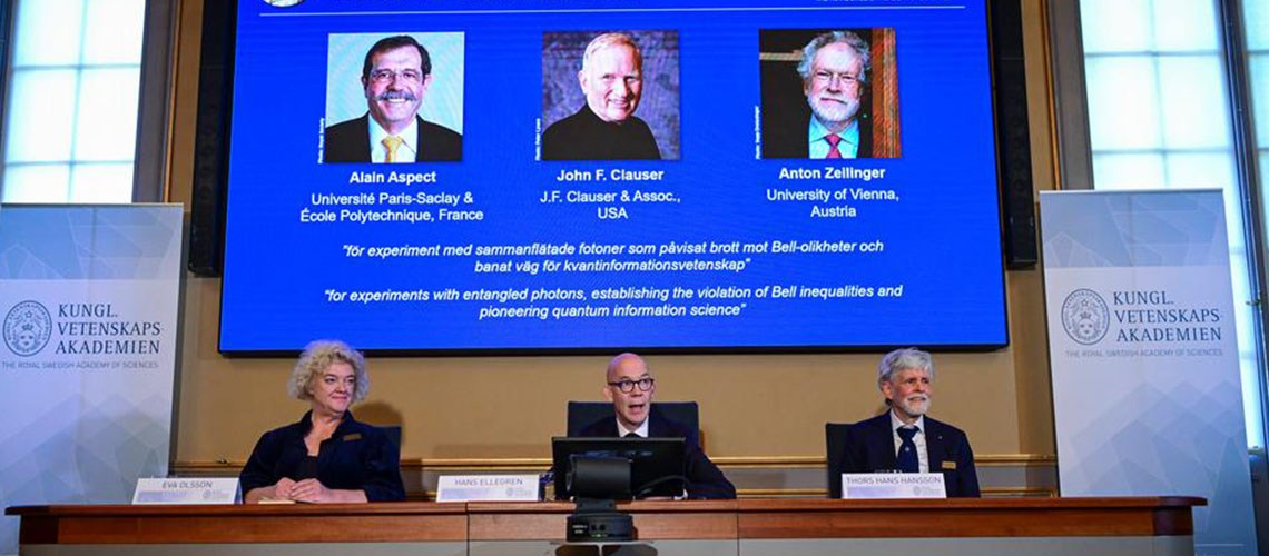 Read more about the article 3 Scientists Win Nobel Prize in Physics 2022 for Work on Quantum Science
