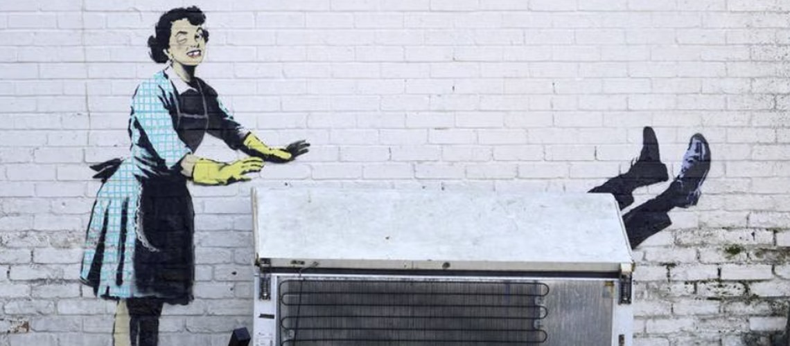 You are currently viewing St Valentine’s Banksy finds new home at Dreamland