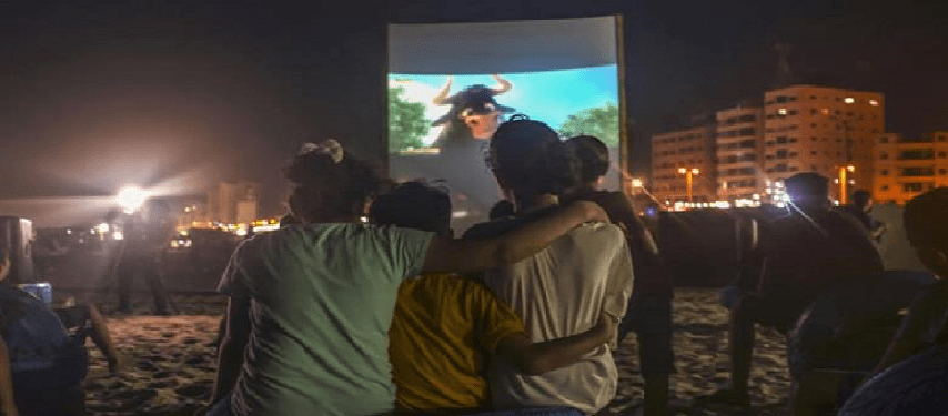 Read more about the article Gaza open-air cinema a breath of fresh air for Palestinians