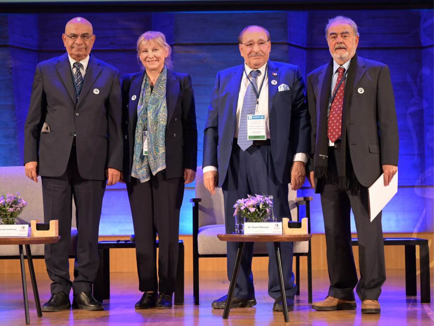 عبد الحميد أحمد وبربارة ميخالاك وعلوي الهاشمي ويوسف الحسن